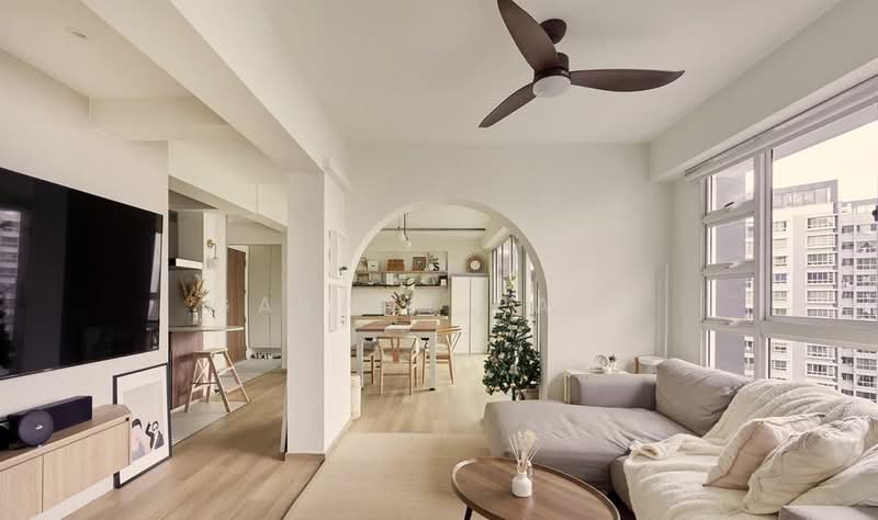 268B Punggol Field HDB Flat For Sale at S$ 790,000 | PropertyGuru Singapore - Living Room