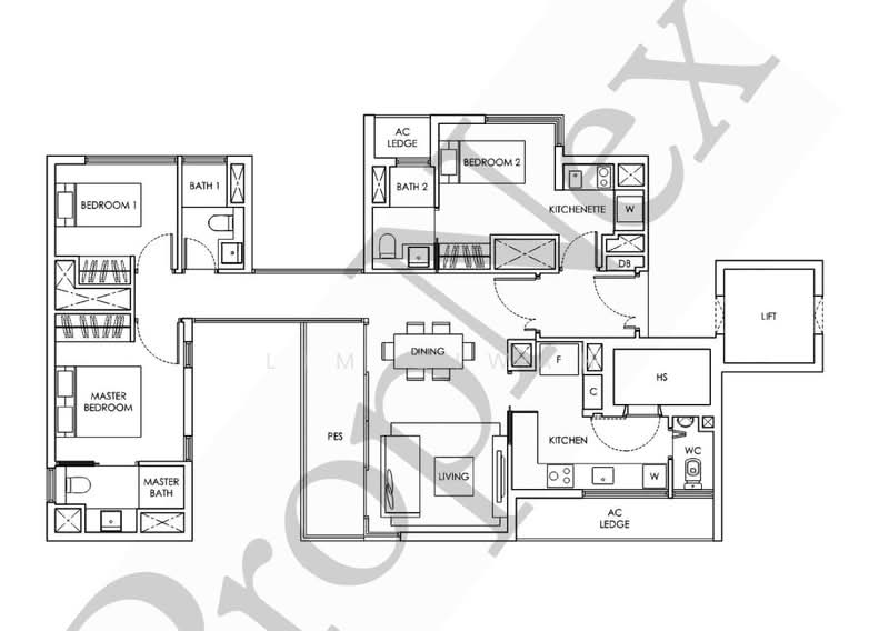 Highline Residences, 11 Kim Tian Road, 2 Bedrooms, 800 sqft, Condominium For Rent, by Lim Ziwan, 60235323 - PropertyGuru.com.sg