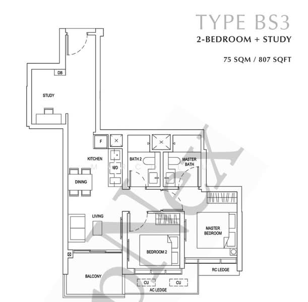 One Bernam, 1 Bernam Street, 2 Bedrooms, 807 sqft, Condominium For Rent, by Marco Liu, 60235438 - PropertyGuru.com.sg