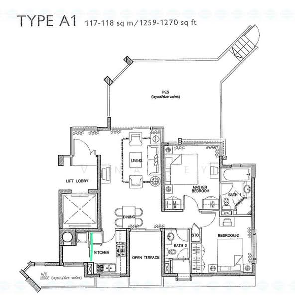 Caribbean at Keppel Bay, 2 Keppel Bay Drive, 2 Bedrooms, 1,270 sqft, Condominium For Rent, by Vina Tey, 60235672 - PropertyGuru.com.sg