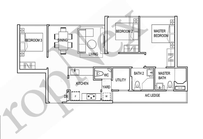 Symphony Suites Condominium For Sale at S$ 1,250,000 | PropertyGuru Singapore