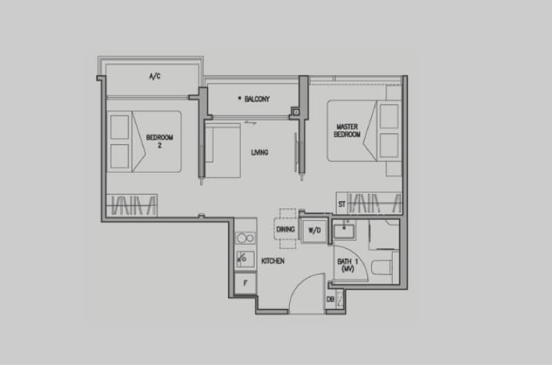 RV Altitude, 344 River Valley Road, 2 Bedrooms, 441 sqft, Condominium For Rent, by Tessa Chan, 60236155 - PropertyGuru.com.sg