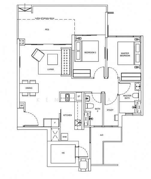Riversails, 20 Upper Serangoon Crescent, 2 Bedrooms, 1,065 sqft, Condominium For Sale, by Kenny Sia, 60236345 - PropertyGuru.com.sg