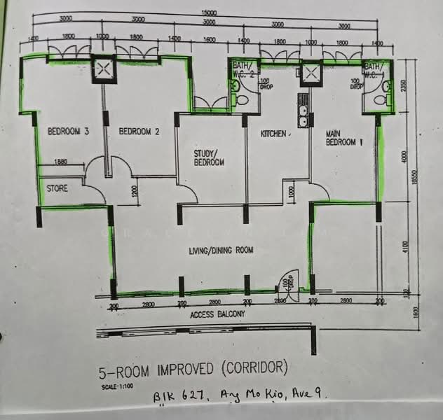 For Rent 627 Ang Mo Kio Avenue 9