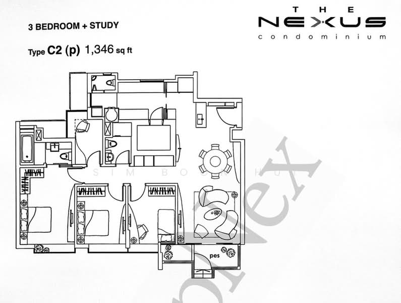 The Nexus, 963 Bukit Timah Road, 3 Bedrooms, 1,346 sqft, Condominium For Sale, by Sim Boon Hui, 60236932 - PropertyGuru.com.sg