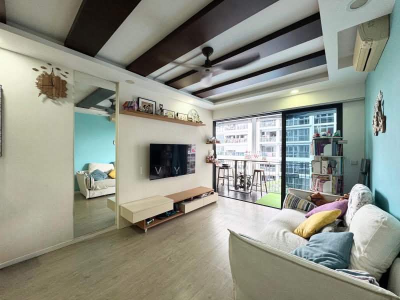 Riverparc Residence, 90 Punggol Drive, 3 Bedrooms, 1,227 sqft, Executive Condominium For Sale, by Ivy Lim, 60236972 - Living Room - PropertyGuru.com.sg