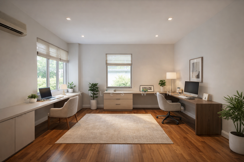 Seven bedrooms Semi D | Peaceful, Elevated | Sell vacant Semi-Detached House For Sale at S$ 6,880,000 | PropertyGuru Singapore - Study