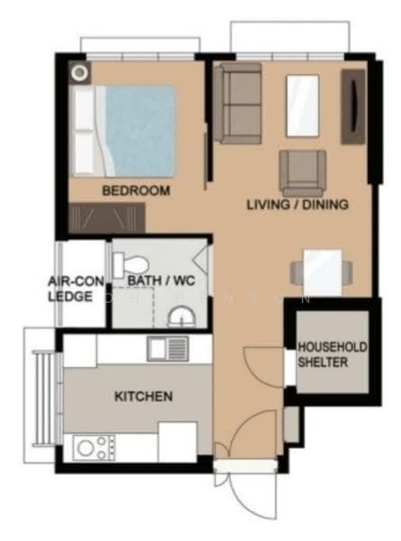 103B Canberra Street, 103B Canberra Street, 1 Bedroom, 506 sqft, HDB Flat For Rent, by Toh Benson, 60239640 - PropertyGuru.com.sg