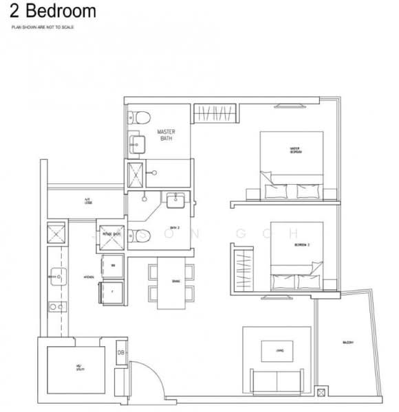 Skies Miltonia, 9 Miltonia Close, 2 Bedrooms, 743 sqft, Condominium For Sale, by Jason Goh, 60239669 - PropertyGuru.com.sg