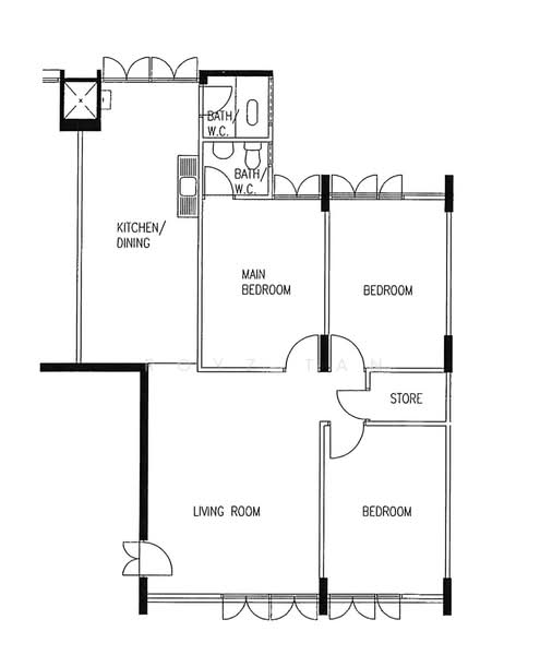 231 Ang Mo Kio Avenue 3, 231 Ang Mo Kio Avenue 3, 3 Bedrooms, 990 sqft, HDB Flat For Sale, by Royz Tan, 60239694 - PropertyGuru.com.sg