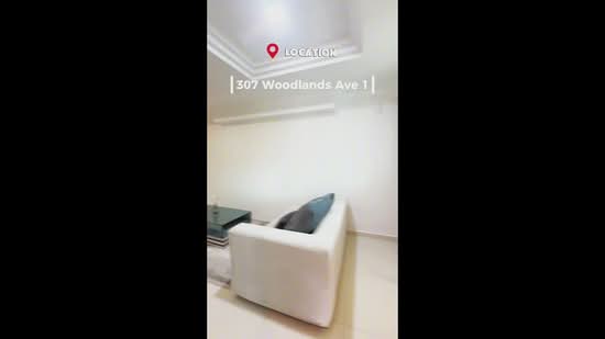 307 Woodlands Avenue 1, 307 Woodlands Avenue 1, 2 Bedrooms, 785 sqft, HDB Flat For Rent, by Qidah Fuad, 60240416 - PropertyGuru.com.sg