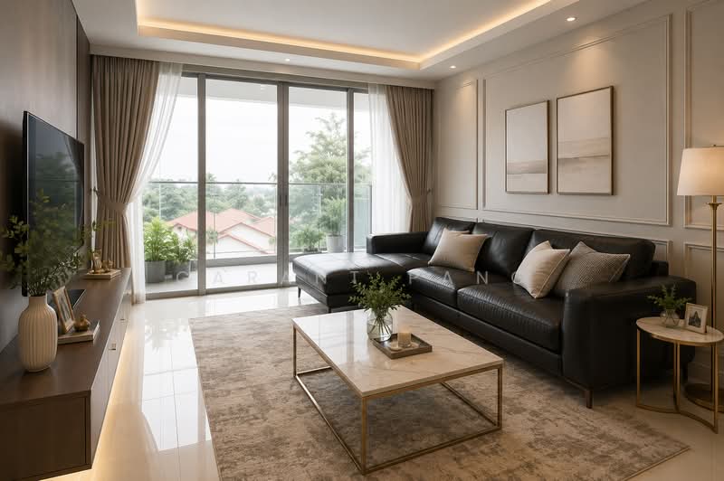 The Minton, 8A Hougang Street 11, 2 Bedrooms, 980 sqft, Condominium For Sale, by Garant Pang, 60240815 - Living Room - PropertyGuru.com.sg