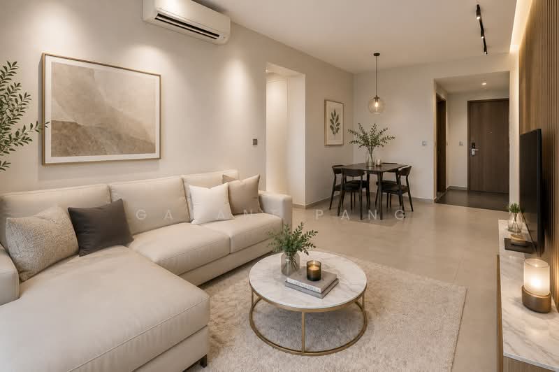 The Minton, 8A Hougang Street 11, 2 Bedrooms, 980 sqft, Condominium For Sale, by Garant Pang, 60240815 - Living Room - PropertyGuru.com.sg