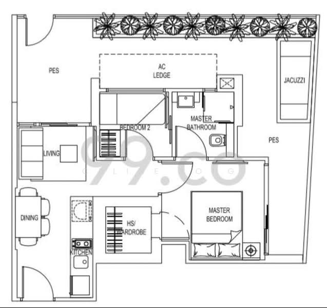 One Dusun Residences Condominium For Sale at S$ 1,180,000 | PropertyGuru Singapore