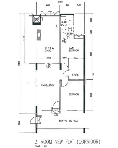 312 Bukit Batok Street 32 HDB Flat For Sale at S$ 430,000 | PropertyGuru Singapore