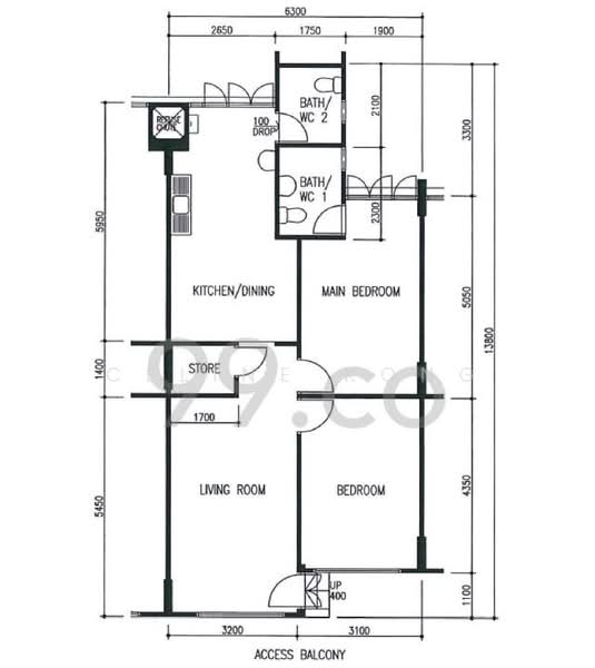 139 Potong Pasir Avenue 3, 139 Potong Pasir Avenue 3, 2 Bedrooms, 796 sqft, HDB Flat For Rent, by Celine Kong, 60242078 - PropertyGuru.com.sg