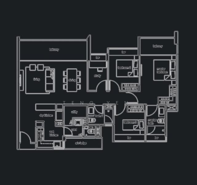 Hundred Trees, 89 West Coast Drive, 4 Bedrooms, 1,651 sqft, Condominium For Rent, by Teng Yen, 60242147 - PropertyGuru.com.sg