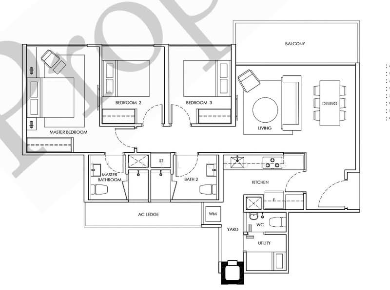 Waterwoods, 21 Punggol Field Walk, 3 Bedrooms, 1,044 sqft, Executive Condominium For Sale, by Lionel Leong, 60242213 - PropertyGuru.com.sg