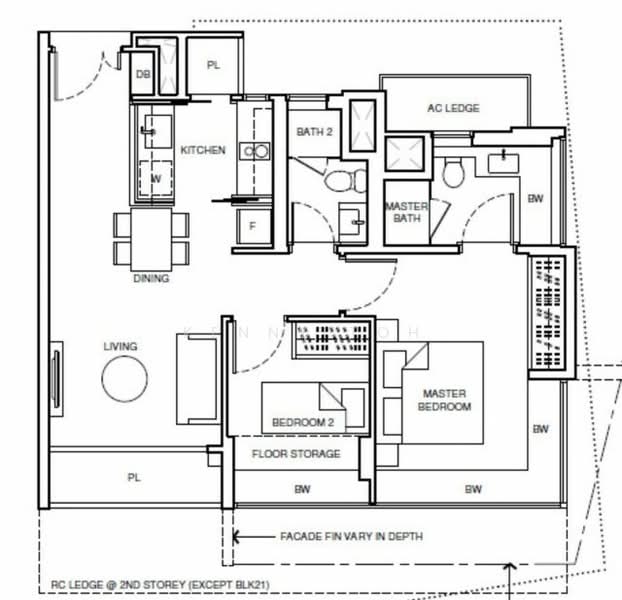 Coco Palms, 27 Pasir Ris Grove, 2 Bedrooms, 743 sqft, Condominium For Rent, by Kenny Toh, 60242225 - PropertyGuru.com.sg
