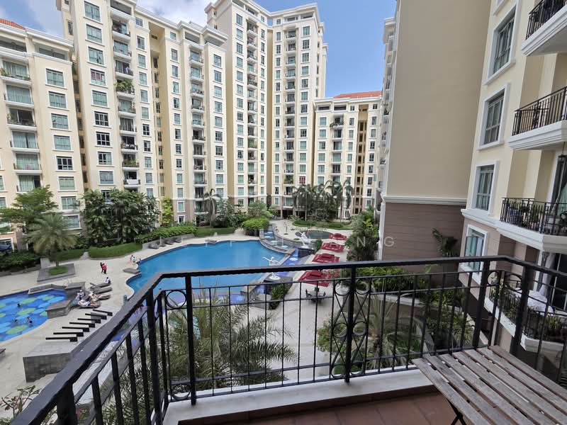 Aspen Heights, 263 River Valley Road, 4 Bedrooms, 1,582 sqft, Condominium For Rent, by Jeff Huang, 60242441 - Balcony pool view - PropertyGuru.com.sg