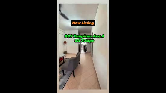909 Tampines Avenue 4 HDB Flat For Sale at S$ 505,000 | PropertyGuru Singapore