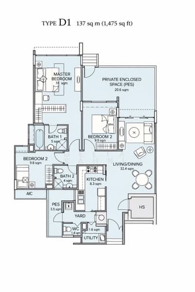 Changi Rise Condo, 16 Simei Rise, 3 Bedrooms, 1,475 sqft, Condominium For Sale, by Geeta Sahni, 60242905 - PropertyGuru.com.sg