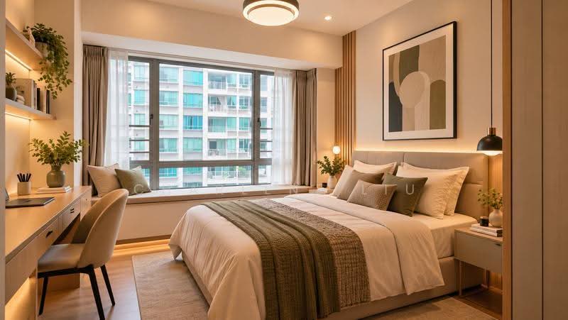 The Quintet, 40 Choa Chu Kang Street 64, Dairy Farm / Bukit Panjang / Choa Chu Kang, 3 Bedrooms, 1,259 sqft, Executive Condominium For Sale, by Charlene Liu, 60243037 - Bedroom - PropertyGuru.com.sg