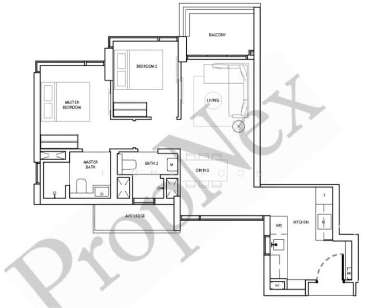 The Landmark, 173 Chin Swee Road, 2 Bedrooms, 764 sqft, Condominium For Rent, by Fiona Poon, 60243154 - PropertyGuru.com.sg