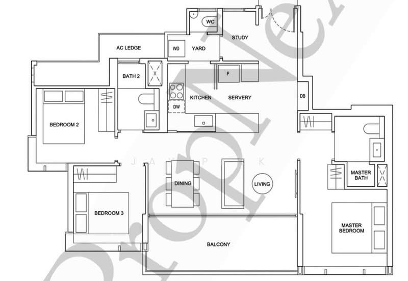 Hyll on Holland, 95 Holland Road, 3 Bedrooms, 1,055 sqft, Condominium For Sale, by JAY PECK, 60243178 - PropertyGuru.com.sg