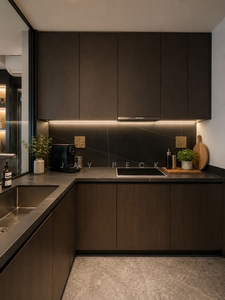 Hyll on Holland, 95 Holland Road, 3 Bedrooms, 1,055 sqft, Condominium For Sale, by JAY PECK, 60243178 - Kitchen - PropertyGuru.com.sg