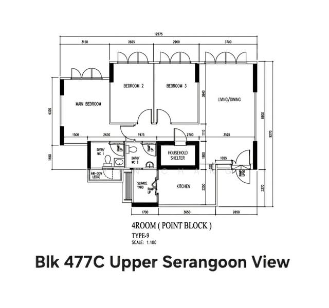 477C Upper Serangoon View, 477C Upper Serangoon View, 3 Bedrooms, 990 sqft, HDB Flat For Sale, by Dyan Chang, 60243197 - PropertyGuru.com.sg