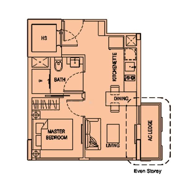 The Hillford, 172 Jalan Jurong Kechil, 1 Bedroom, 398 sqft, Condominium For Sale, by Keon Ang, 60243321 - PropertyGuru.com.sg