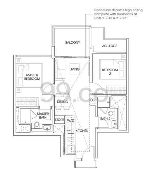 The Antares, 23 Mattar Road, 2 Bedrooms, 829 sqft, Condominium For Sale, by Goh Ze Min, 60243612 - PropertyGuru.com.sg