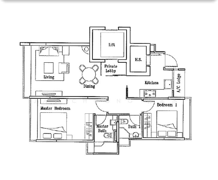 Fontaine Parry, 81 Poh Huat Road, 2 Bedrooms, 850 sqft, Condominium For Sale, by Jay Choong 钟志杰, 60243711 - PropertyGuru.com.sg
