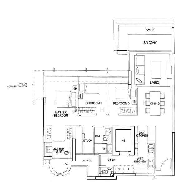 Double Bay Residences, 19C Simei Street 4, 3 Bedrooms, 1,367 sqft, Condominium For Sale, by Serbina Goh Goh, 60243821 - PropertyGuru.com.sg