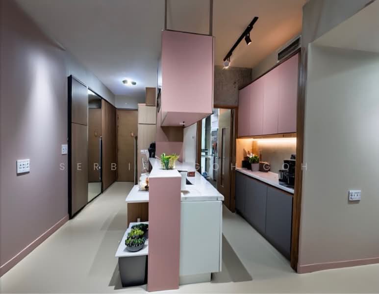 Double Bay Residences, 19C Simei Street 4, 3 Bedrooms, 1,367 sqft, Condominium For Sale, by Serbina Goh Goh, 60243821 - Living room - PropertyGuru.com.sg