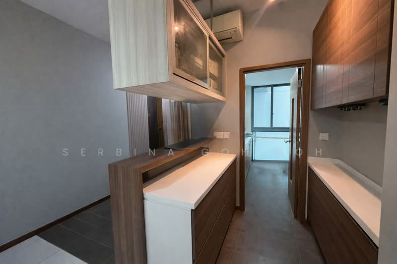 Double Bay Residences, 19C Simei Street 4, 3 Bedrooms, 1,367 sqft, Condominium For Sale, by Serbina Goh Goh, 60243821 - Kitchen - PropertyGuru.com.sg