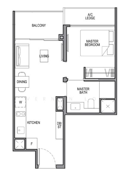 Park Colonial, 8 Woodleigh Lane, 1 Bedroom, 463 sqft, Condominium For Rent, by Vernon Low, 60243990 - PropertyGuru.com.sg