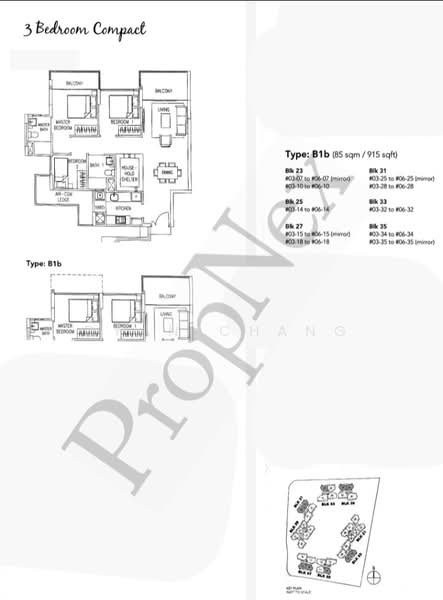Watercolours, 25 Pasir Ris Link, 3 Bedrooms, 915 sqft, Executive Condominium For Sale, by Dyan Chang, 60244093 - PropertyGuru.com.sg