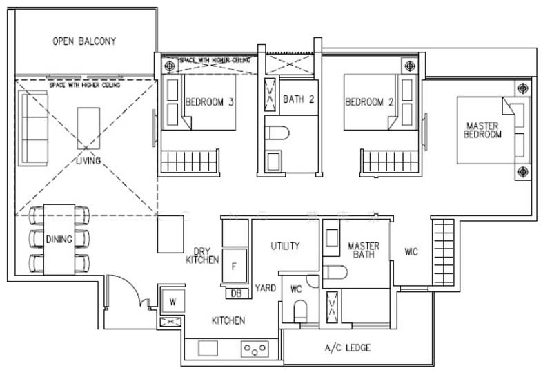 Ecopolitan, 136 Punggol Walk, 3 Bedrooms, 1,281 sqft, Executive Condominium For Sale, by KC Ng 黄庆宗, 60244464 - PropertyGuru.com.sg