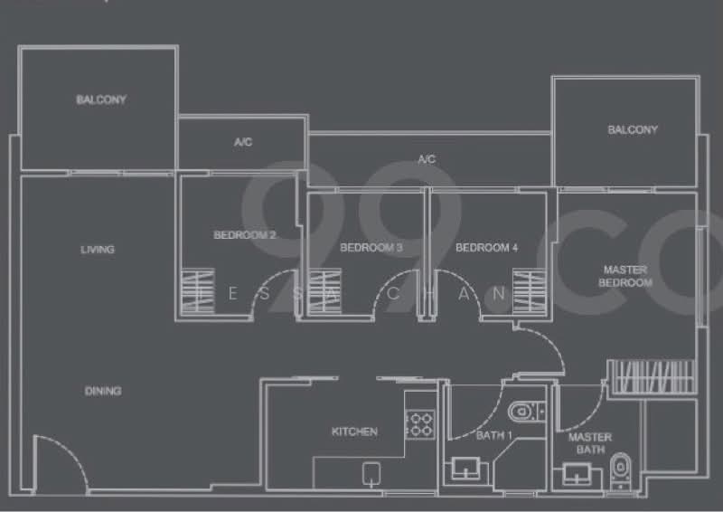 WhiteHaven, 334A Pasir Panjang Road, 4 Bedrooms, 947 sqft, Apartment For Rent, by Tessa Chan, 60244485 - PropertyGuru.com.sg