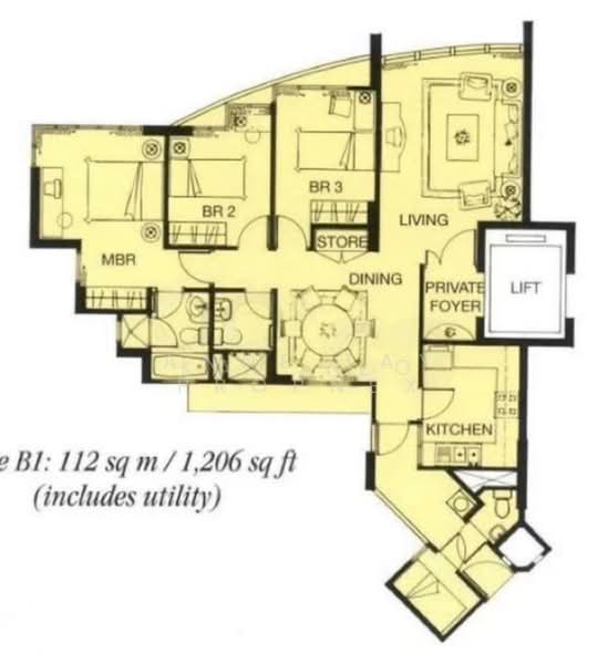 Palm Gardens, 2E Hong San Walk, 3 Bedrooms, 1,206 sqft, Condominium For Sale, by Anne Lay propnex, 60244822 - PropertyGuru.com.sg