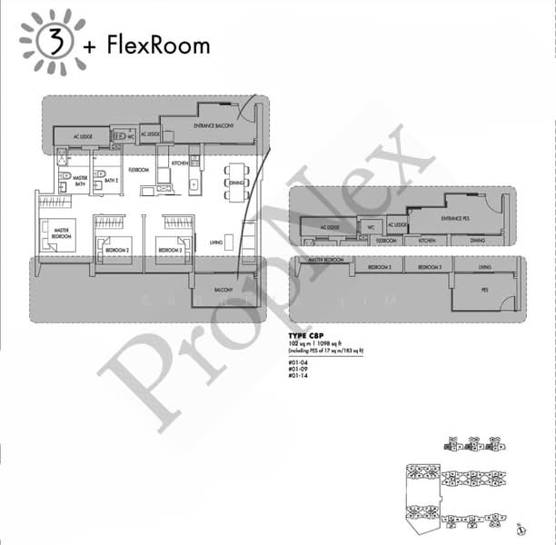Sol Acres, 2 Choa Chu Kang Grove, 3 Bedrooms, 1,098 sqft, Executive Condominium For Sale, by Sabrina Lim, 60245005 - PropertyGuru.com.sg