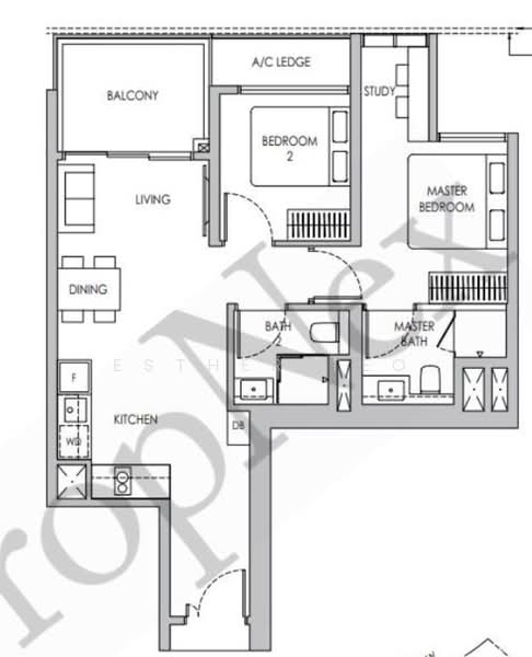 Sengkang Grand Residences, 74 Compassvale Bow, 2 Bedrooms, 764 sqft, Condominium For Sale, by Esther Teo, 60245007 - PropertyGuru.com.sg