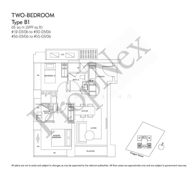 Skysuites @ Anson, 8 Enggor Street, 2 Bedrooms, 700 sqft, Condominium For Sale, by Eugene Ho, 60245033 - PropertyGuru.com.sg