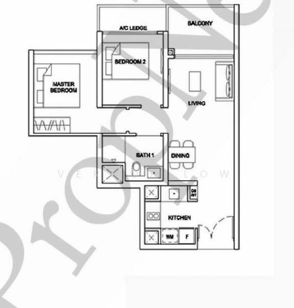 Stirling Residences, 23 Stirling Road, 2 Bedrooms, 635 sqft, Condominium For Sale, by Vernon Low, 60245193 - PropertyGuru.com.sg