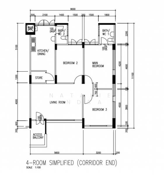 210 Serangoon Central, 210 Serangoon Central, 3 Bedrooms, 893 sqft, HDB Flat For Sale, by Natalie Indra, 60245355 - PropertyGuru.com.sg