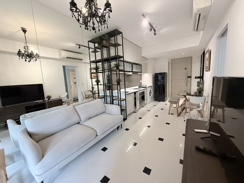 Sophia Hills, 25 Mount Sophia, 2 Bedrooms, 570 sqft, Condominium For Rent, by Glynis Tan, 60245372 - Living Room - PropertyGuru.com.sg