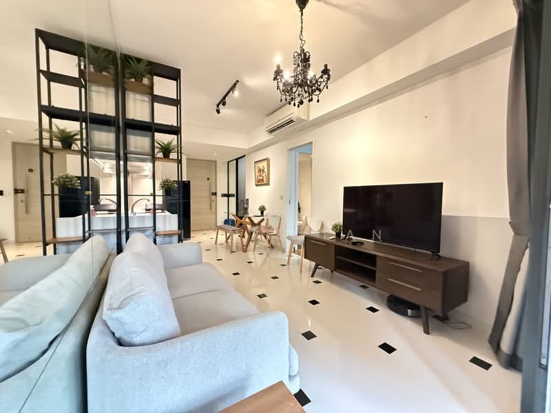 Sophia Hills, 25 Mount Sophia, 2 Bedrooms, 570 sqft, Condominium For Rent, by Glynis Tan, 60245372 - Living Room - PropertyGuru.com.sg
