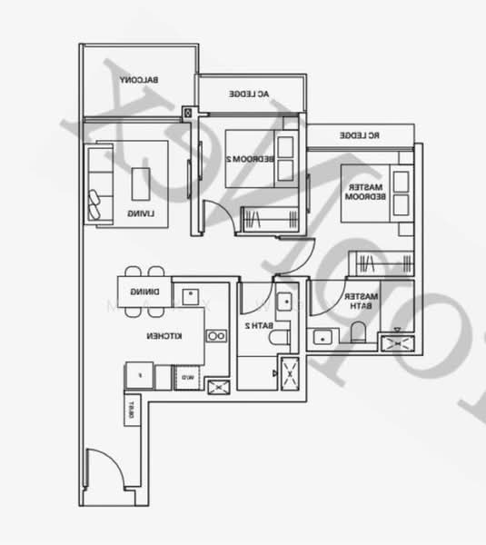 Clavon, 8 Clementi Avenue 1, 2 Bedrooms, 764 sqft, Condominium For Sale, by Maxx Wong, 60245457 - PropertyGuru.com.sg